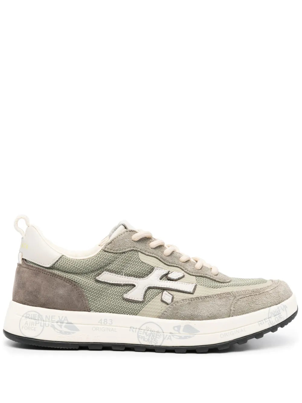 Premiata Logo-Appliqu?Low-Top Sneakers