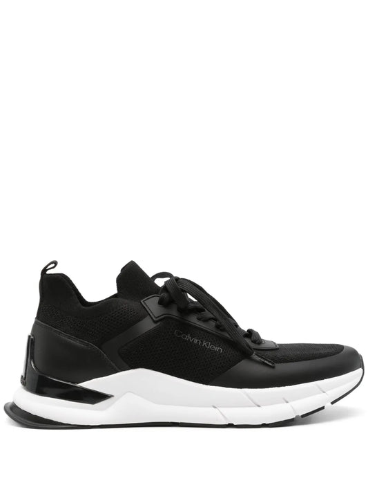 Calvin Klein Logo-Print Mesh Sneakers