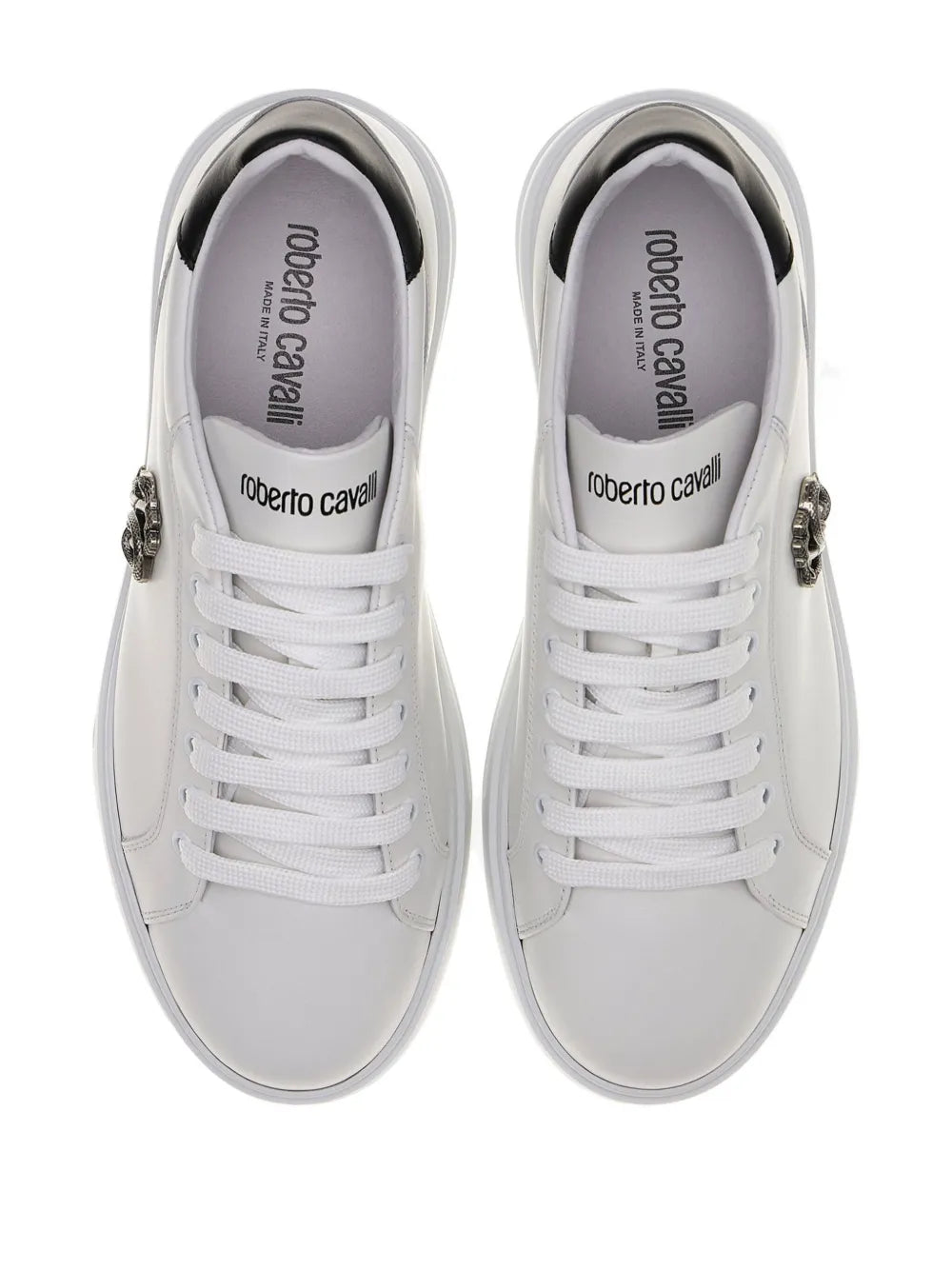 Roberto Cavalli Mirror Snake Sneakers