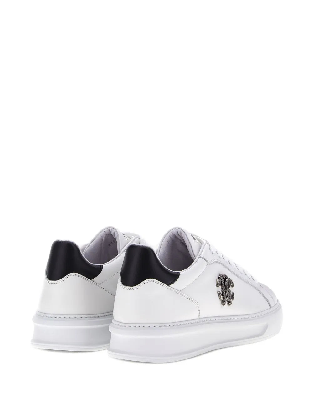 Roberto Cavalli Mirror Snake Sneakers