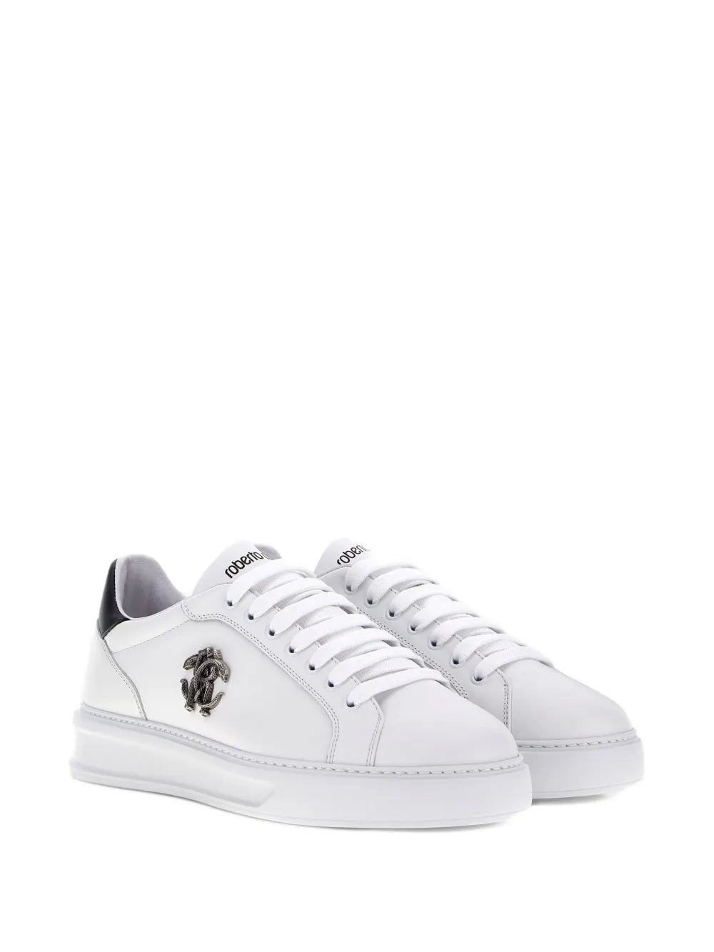 Roberto Cavalli Mirror Snake Sneakers