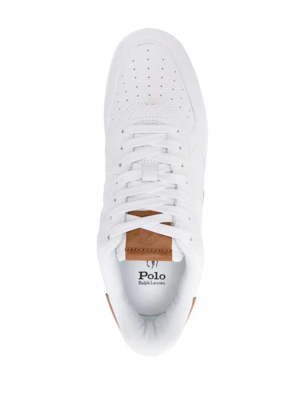 Polo Ralph Lauren Polo Pony Embroidered Leather Sneakers