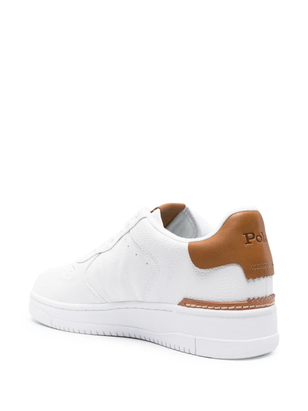 Polo Ralph Lauren Polo Pony Embroidered Leather Sneakers