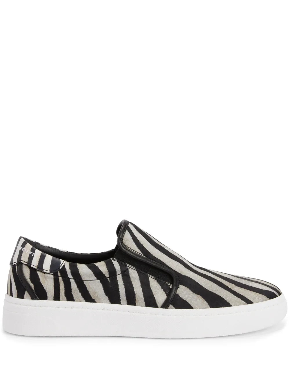 Giuseppe Zanotti Gz94 Zebra-Print Slip-On Sneakers