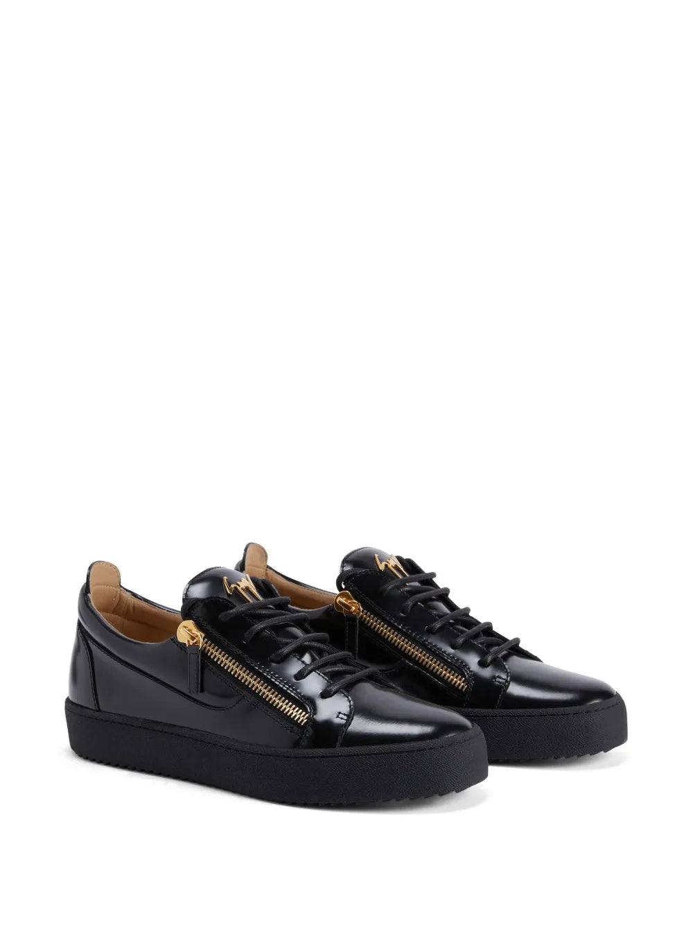 Giuseppe Zanotti Frankie Double-Zip Low-Top Sneakers
