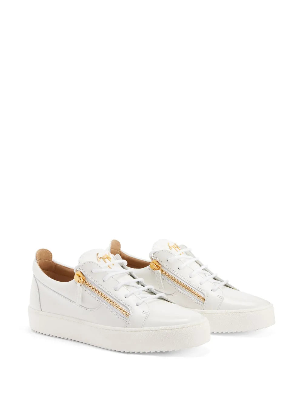 Giuseppe Zanotti Frankie Double-Zip Low-Top Sneakers