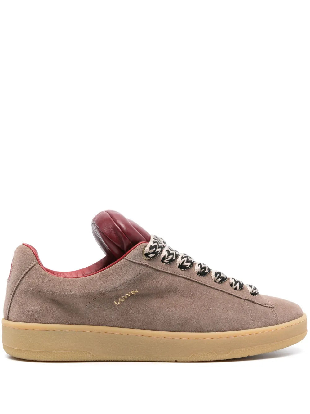 Lanvin X Future Hyper Curb Suede Sneakers