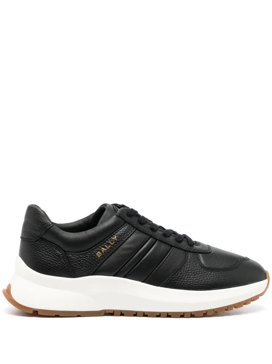 Bally Logo-Print Panelled Sneakers