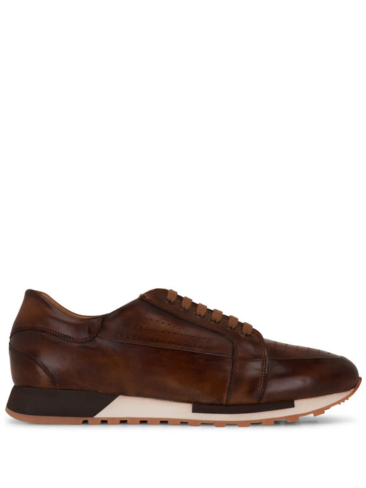 Bontoni Vento Lace-Up Leather Sneakers