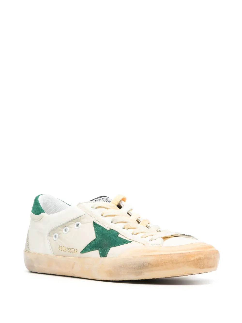Golden Goose Super-Star Distressed Panelled Sneakers