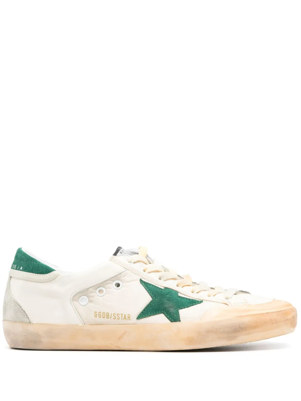 Golden Goose Super-Star Distressed Panelled Sneakers