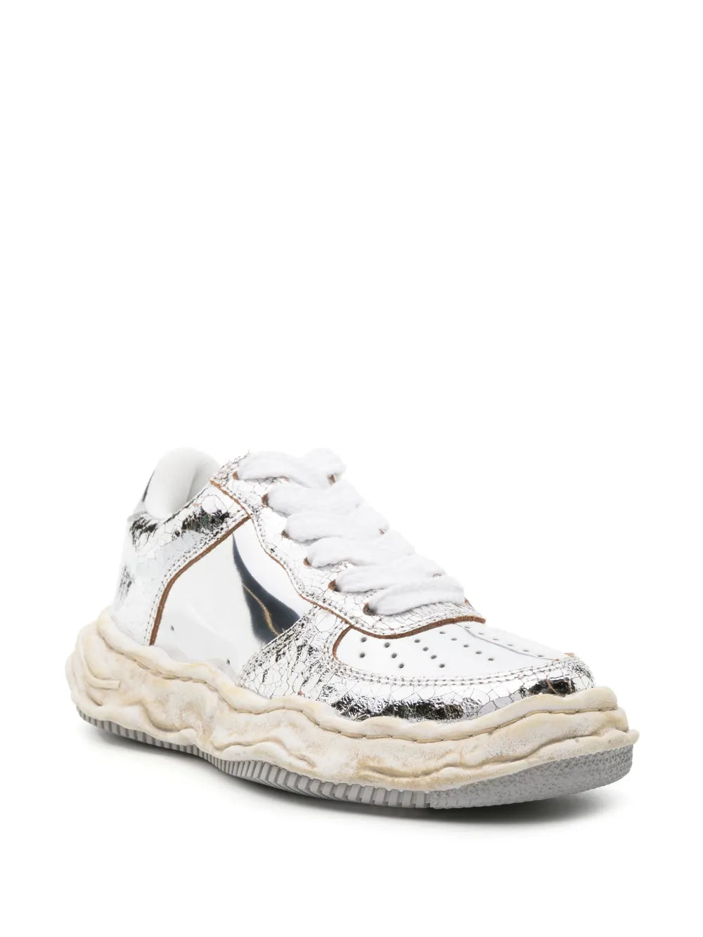 Maison Mihara Yasuhiro Wayne Metallic-Effect Sneakers
