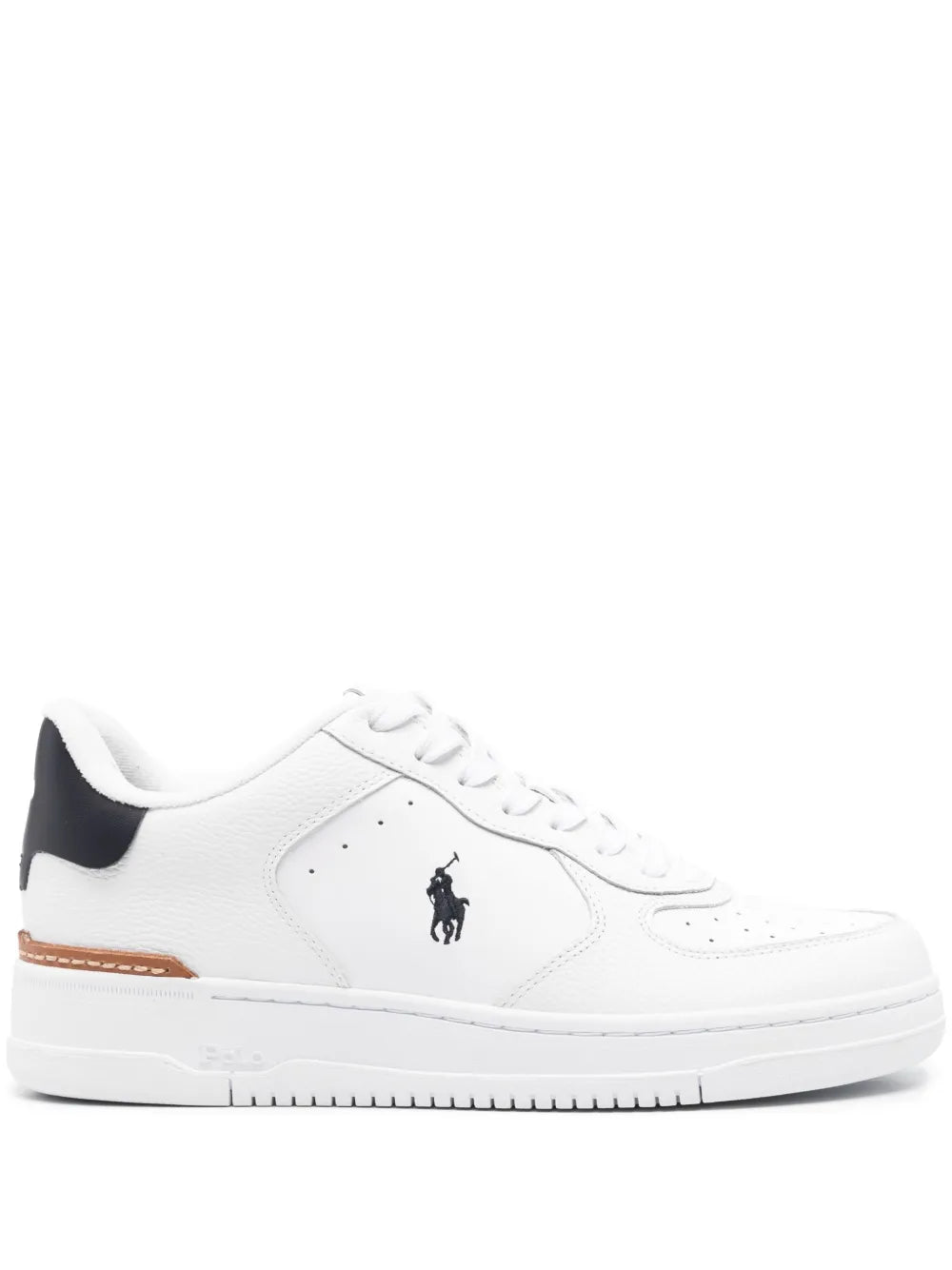 Polo Ralph Lauren Polo Pony-Embroidered  Leather Sneakers