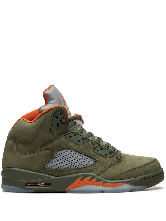 Air Jordan 5 Og Olive Sneakers