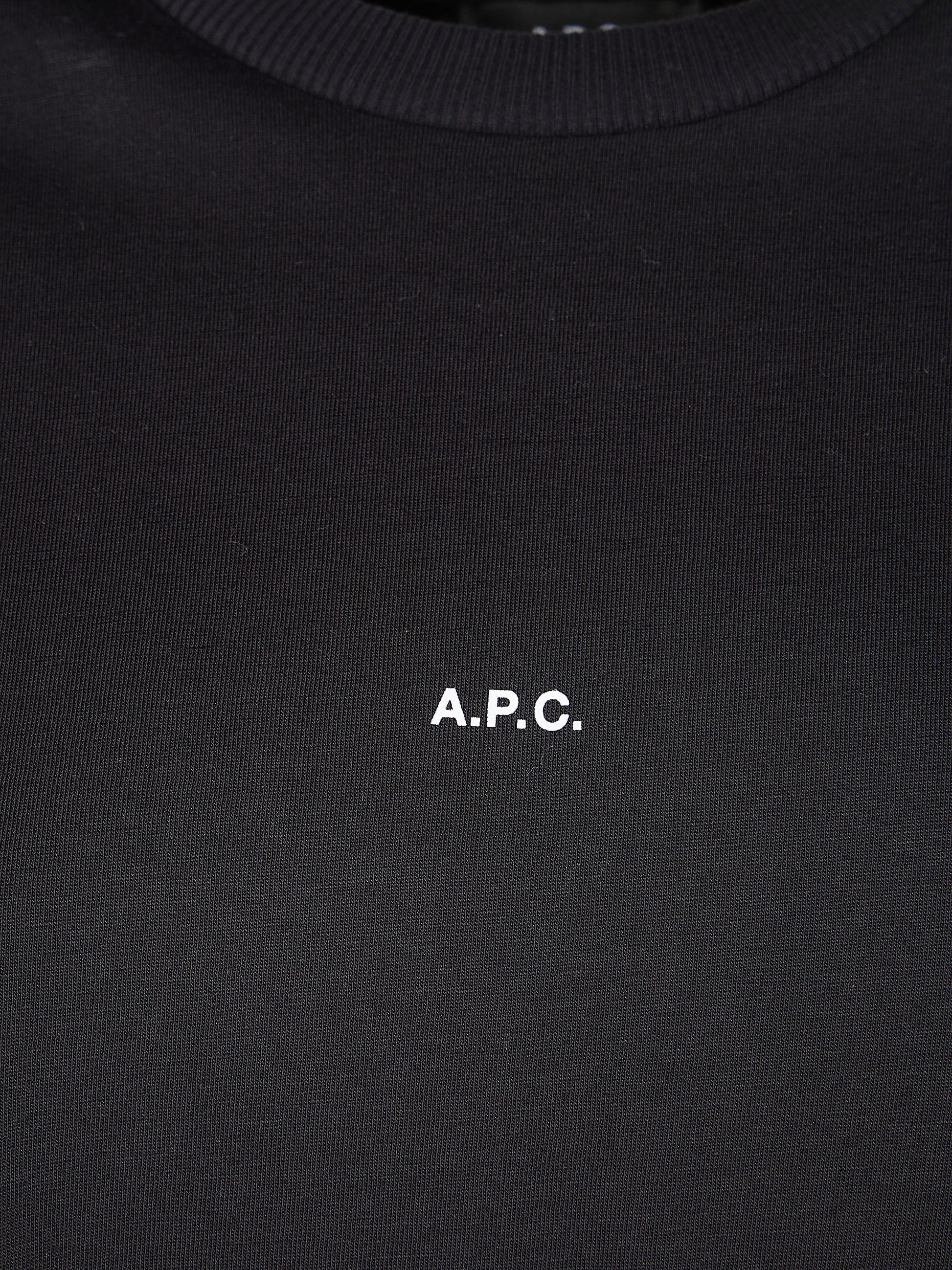 A.P.C. Women "Boxy Micro Logo Gots" T-Shirt