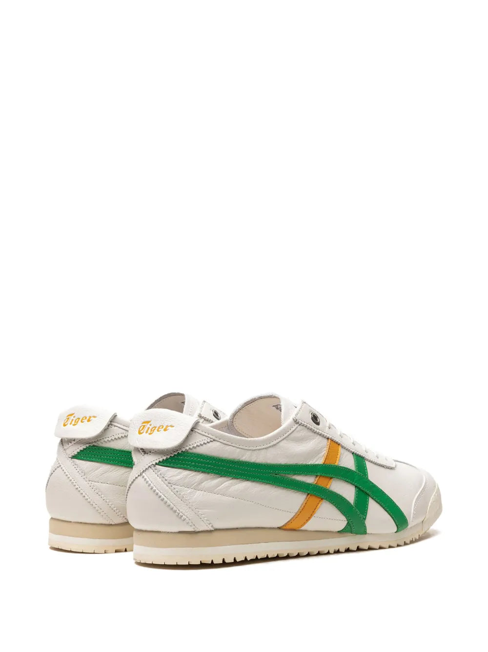 Onitsuka Tiger Mexico 66?Cream/Cilantro Green/Yellow Sneakers