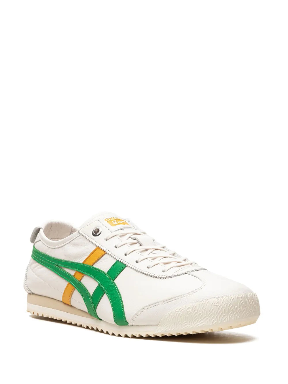 Onitsuka Tiger Mexico 66?Cream/Cilantro Green/Yellow Sneakers