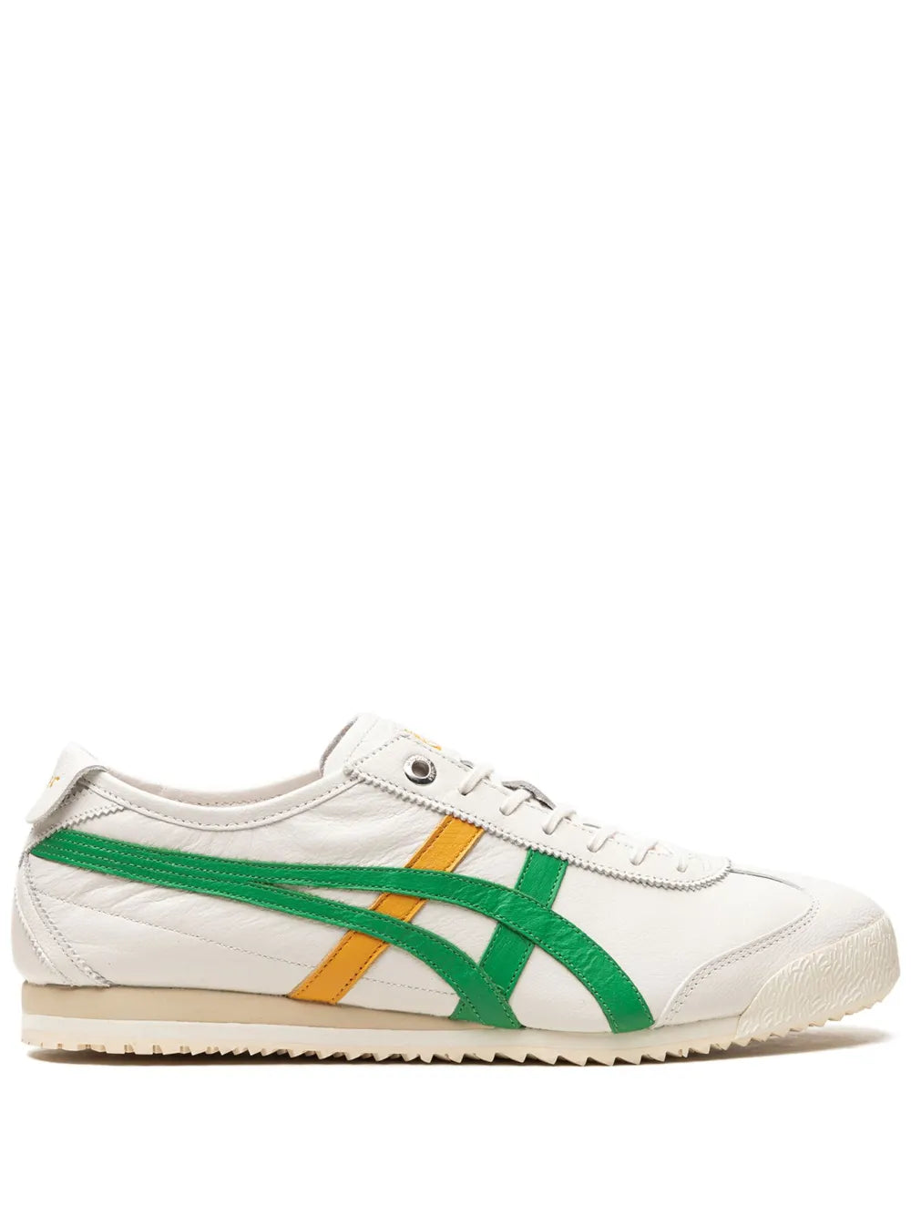 Onitsuka Tiger Mexico 66?Cream/Cilantro Green/Yellow Sneakers