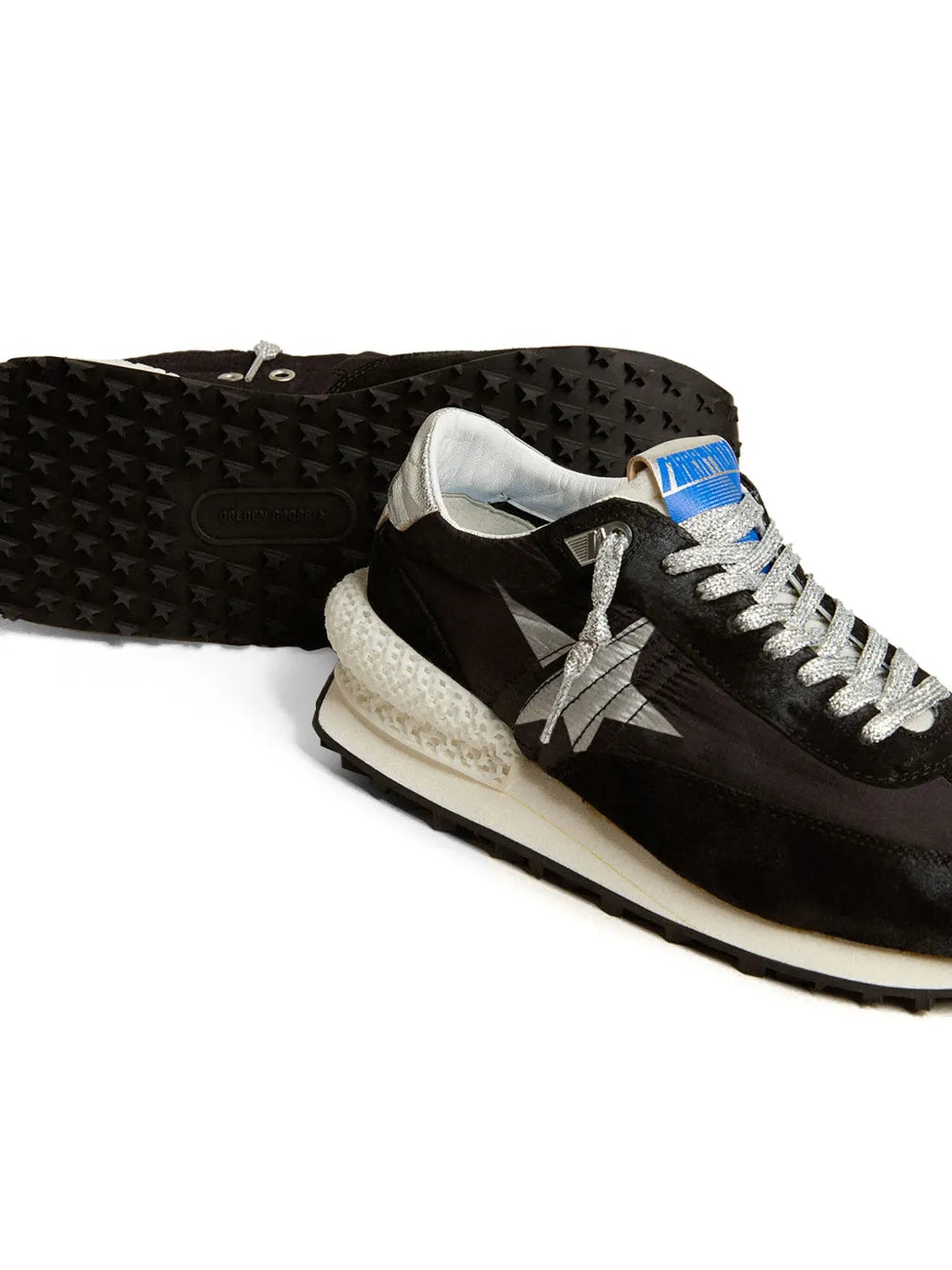 Golden Goose Star-Print Lace-Up Sneakers