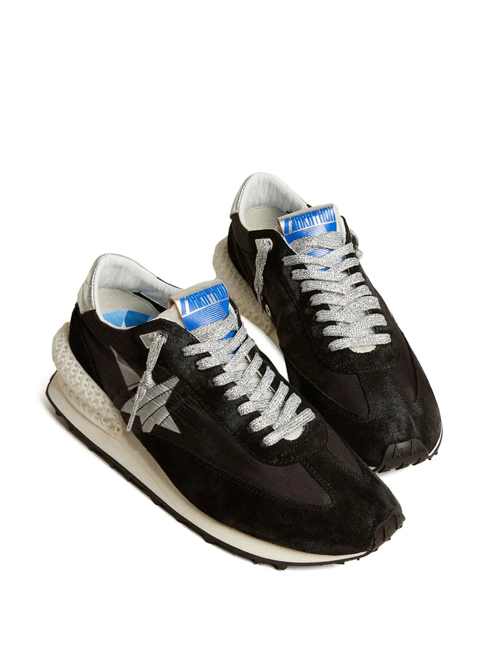 Golden Goose Star-Print Lace-Up Sneakers