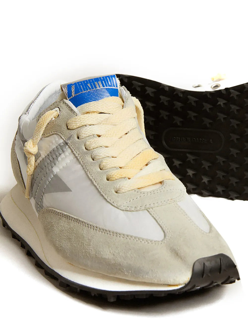 Golden Goose Star-Print Lace-Up Sneakers