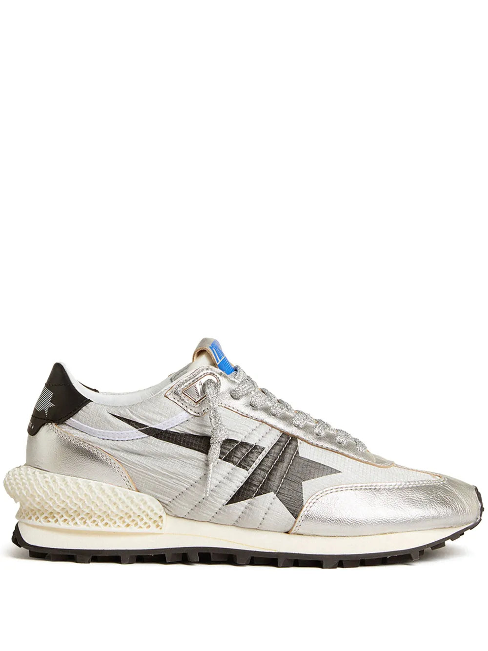 Golden Goose Star-Print Lace-Up Sneakers
