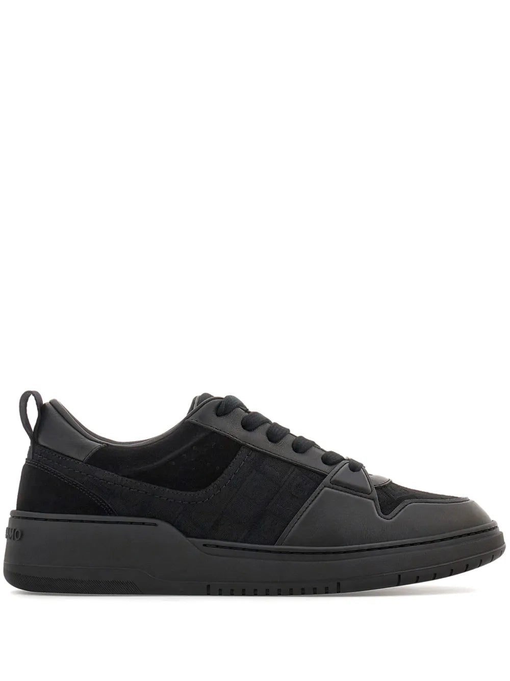 Ferragamo Panelled Leather Sneakers