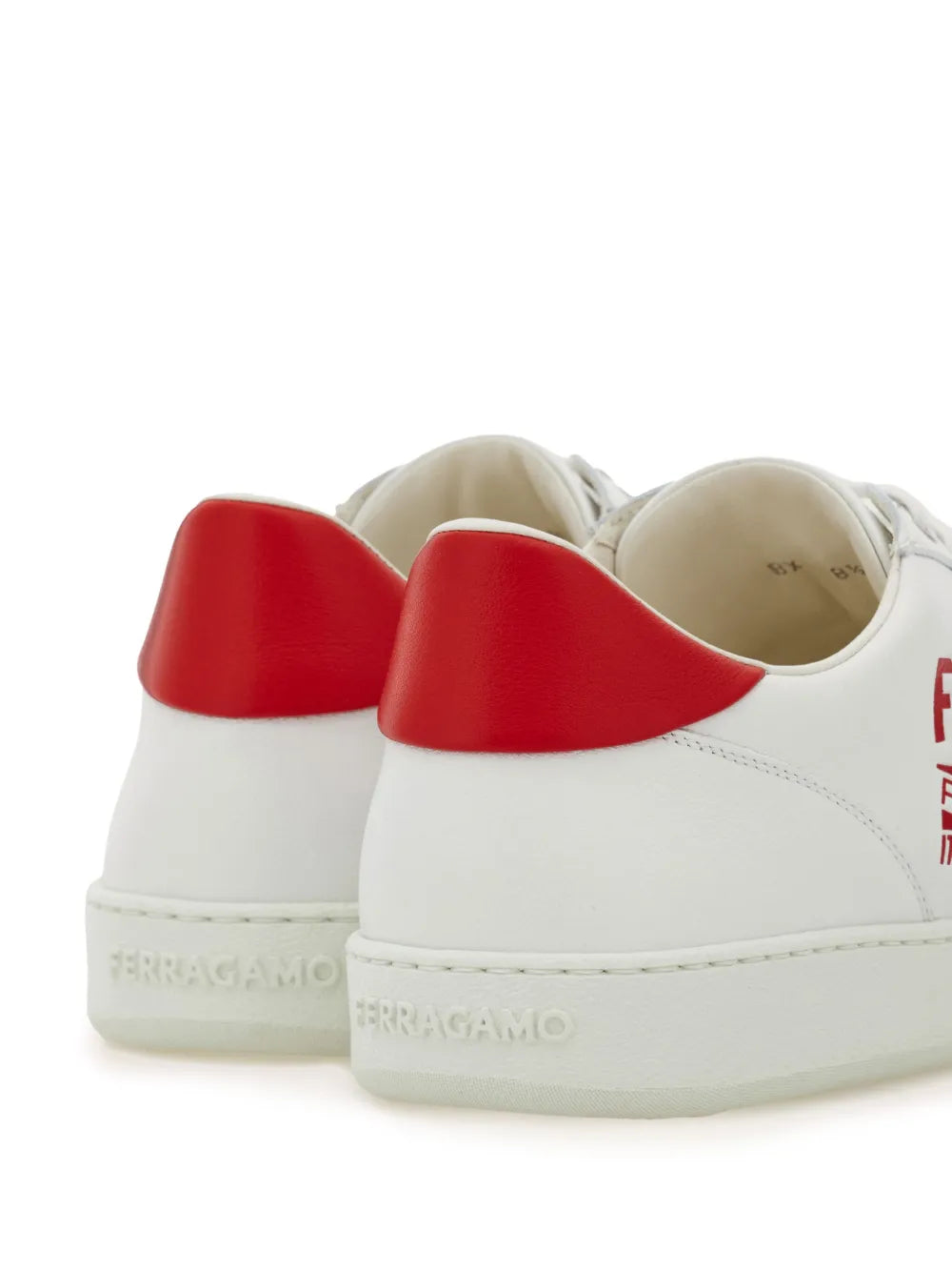 Ferragamo Venna-Logo Leather Sneakers
