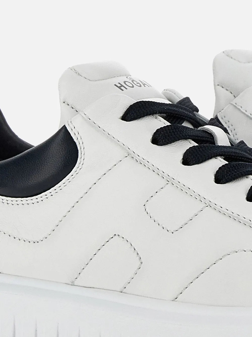 Hogan H-Stripes Leather Sneakers