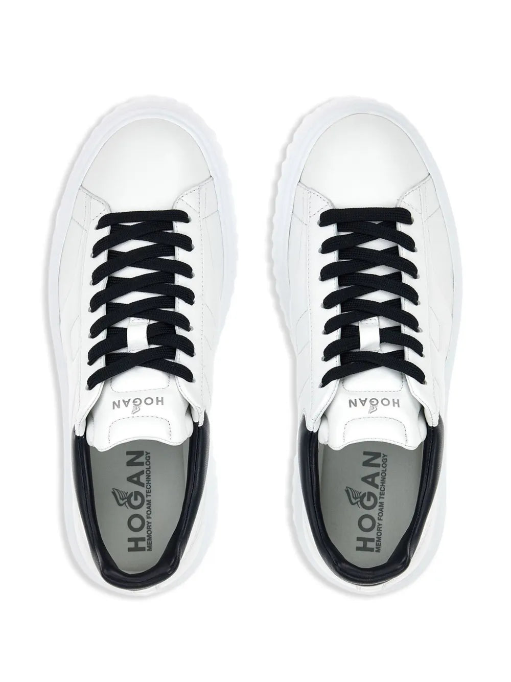 Hogan H-Stripes Leather Sneakers