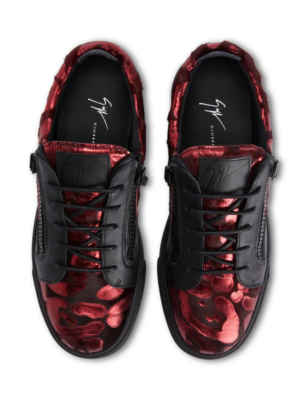 Giuseppe Zanotti Frankie Double-Zip Low-Top Sneakers