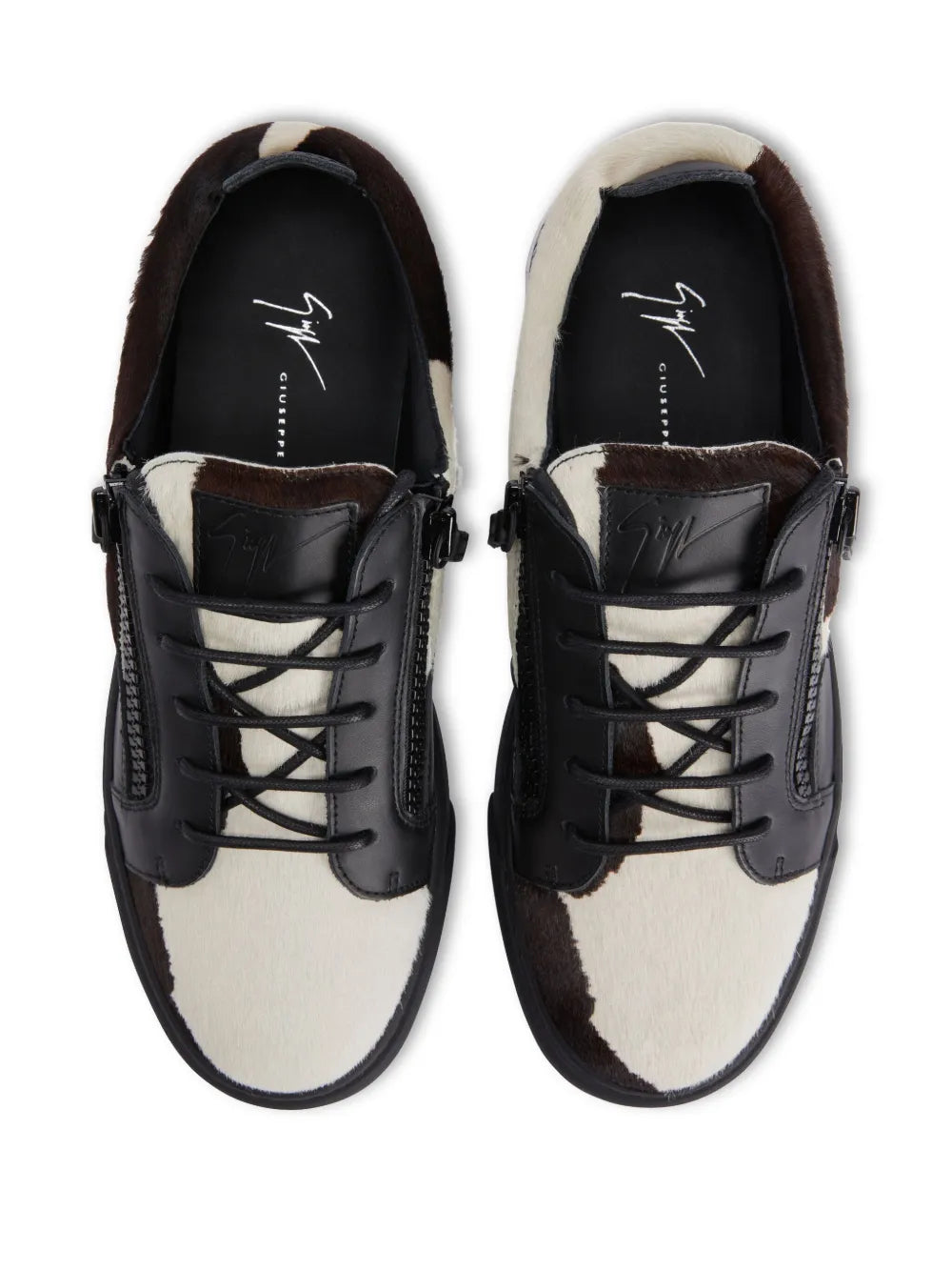 Giuseppe Zanotti Frankie Double-Zip Low-Top Sneakers