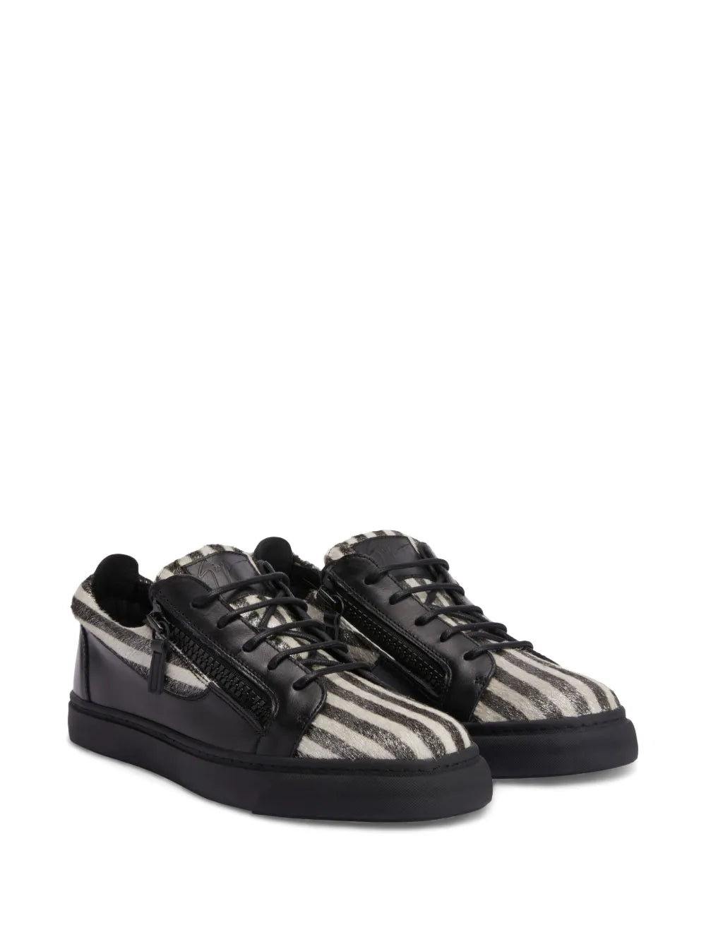 Giuseppe Zanotti Frankie Double-Zip Low-Top Sneakers
