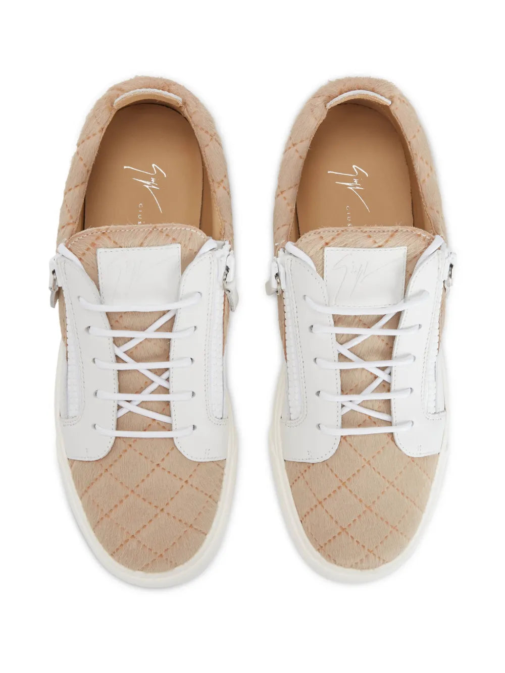 Giuseppe Zanotti Frankie Double-Zip Low-Top Sneakers