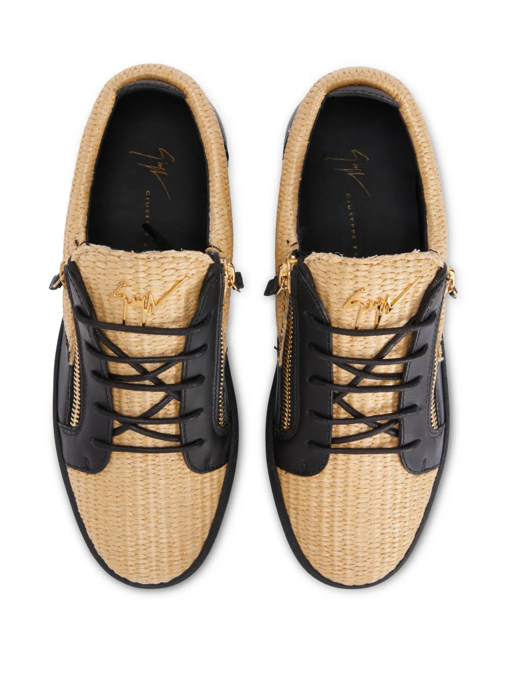 Giuseppe Zanotti Frankie Double-Zip Low-Top Sneakers