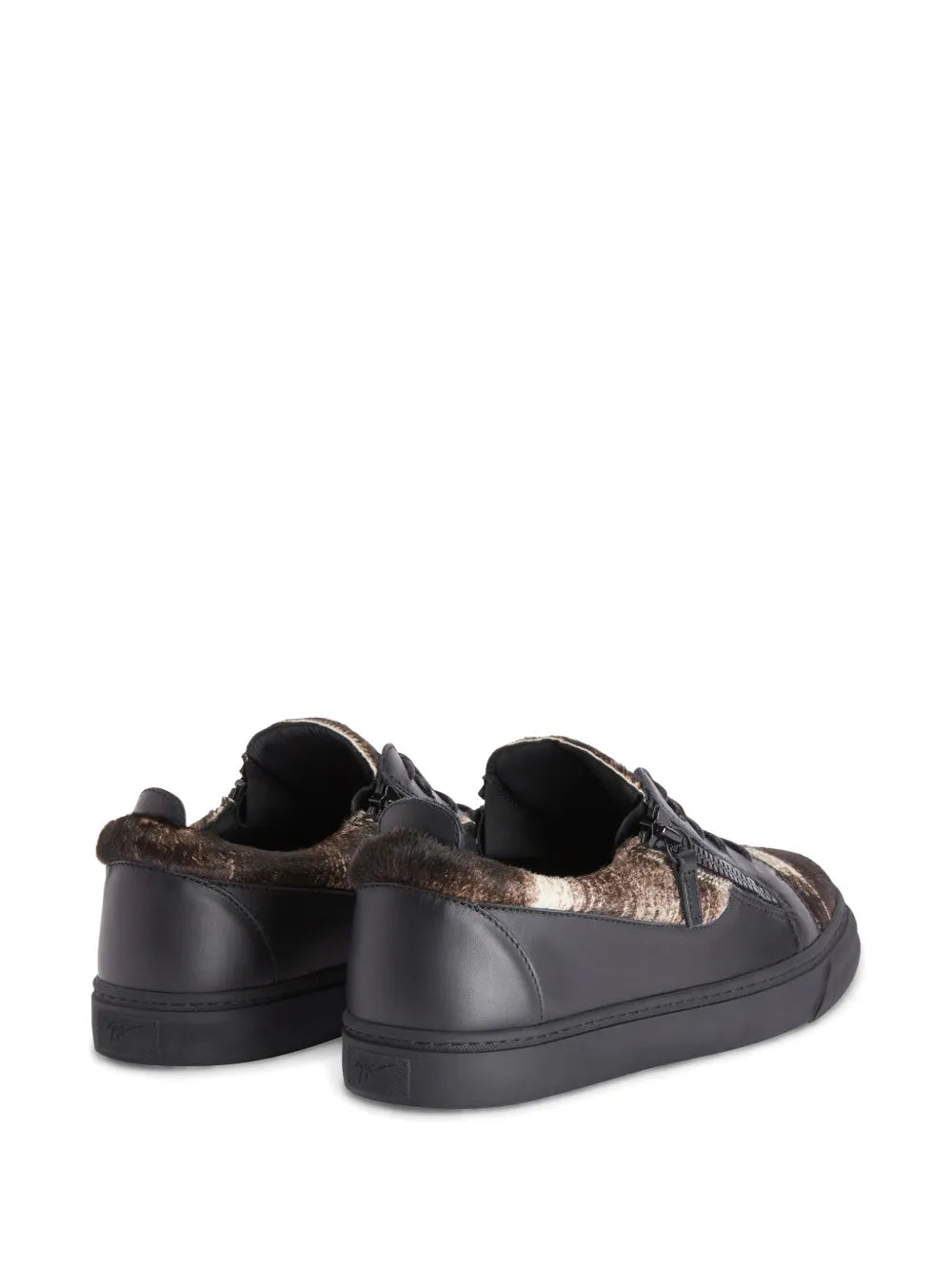 Giuseppe Zanotti Frankie Double-Zip Low-Top Sneakers