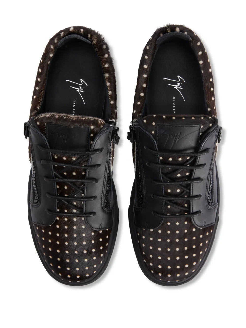 Giuseppe Zanotti Frankie Double-Zip Low-Top Sneakers