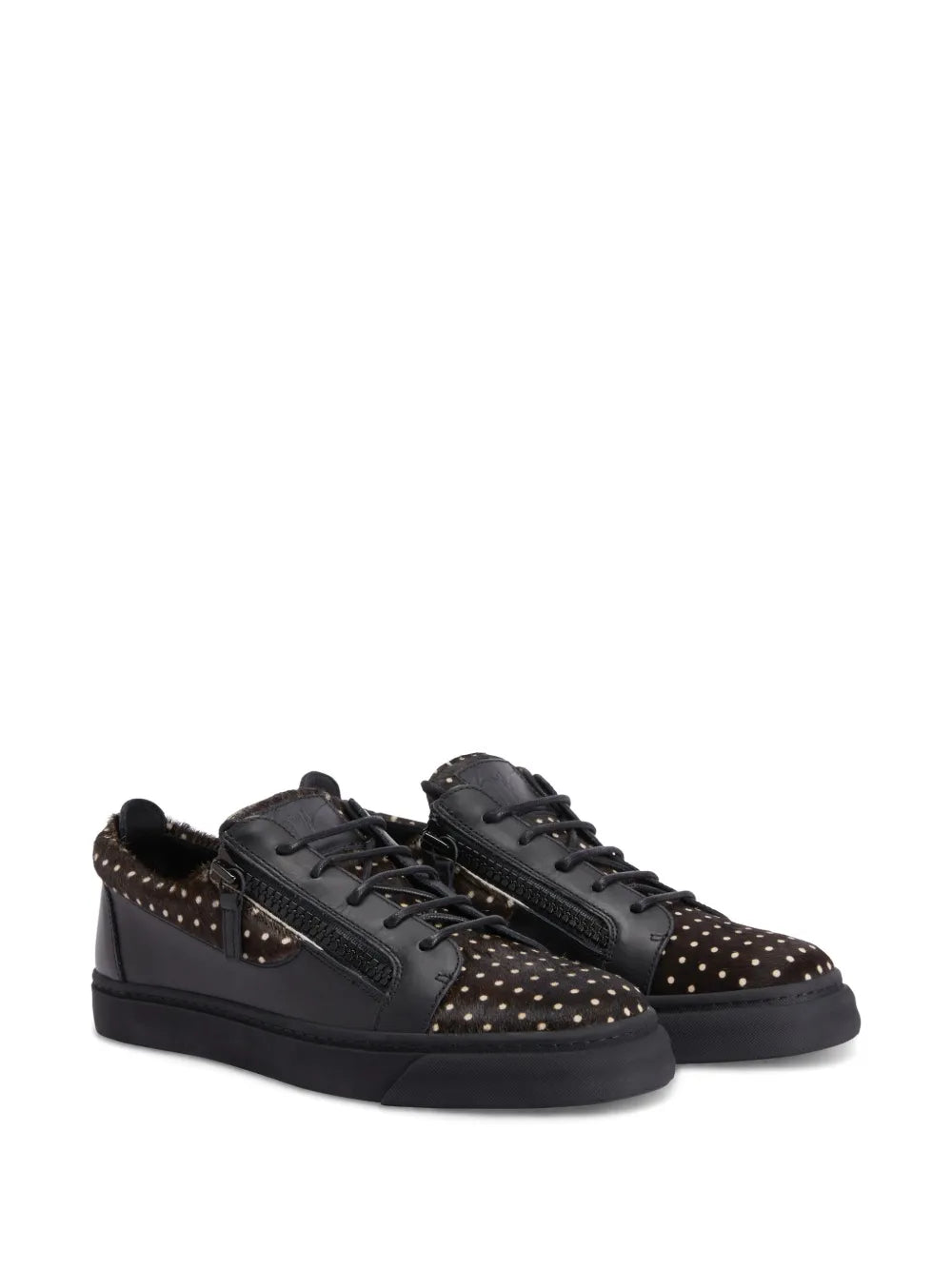 Giuseppe Zanotti Frankie Double-Zip Low-Top Sneakers
