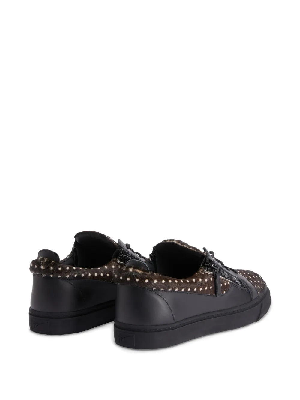 Giuseppe Zanotti Frankie Double-Zip Low-Top Sneakers