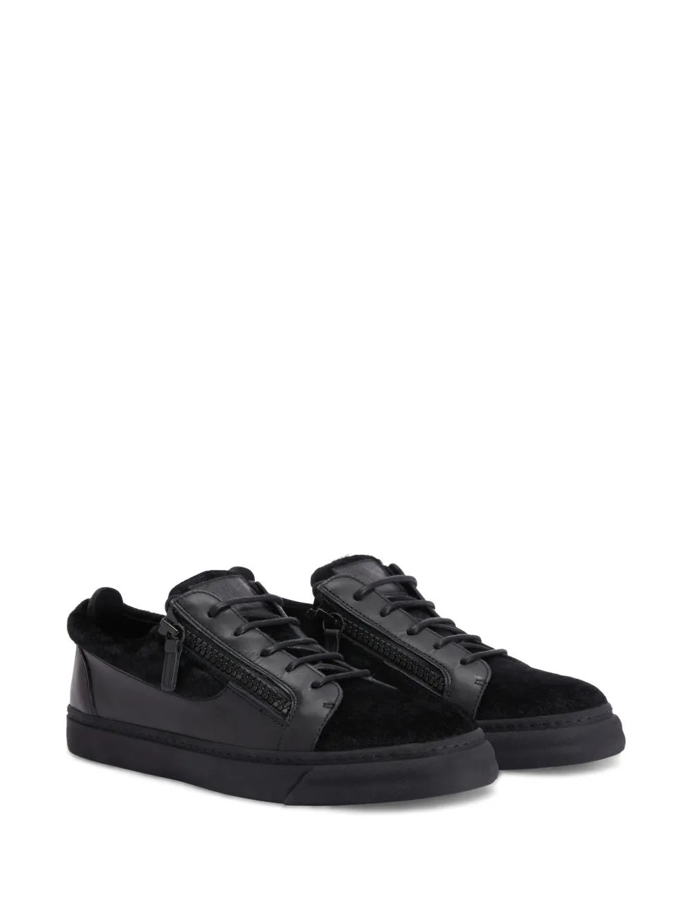 Giuseppe Zanotti Frankie Double-Zip Low-Top Sneakers
