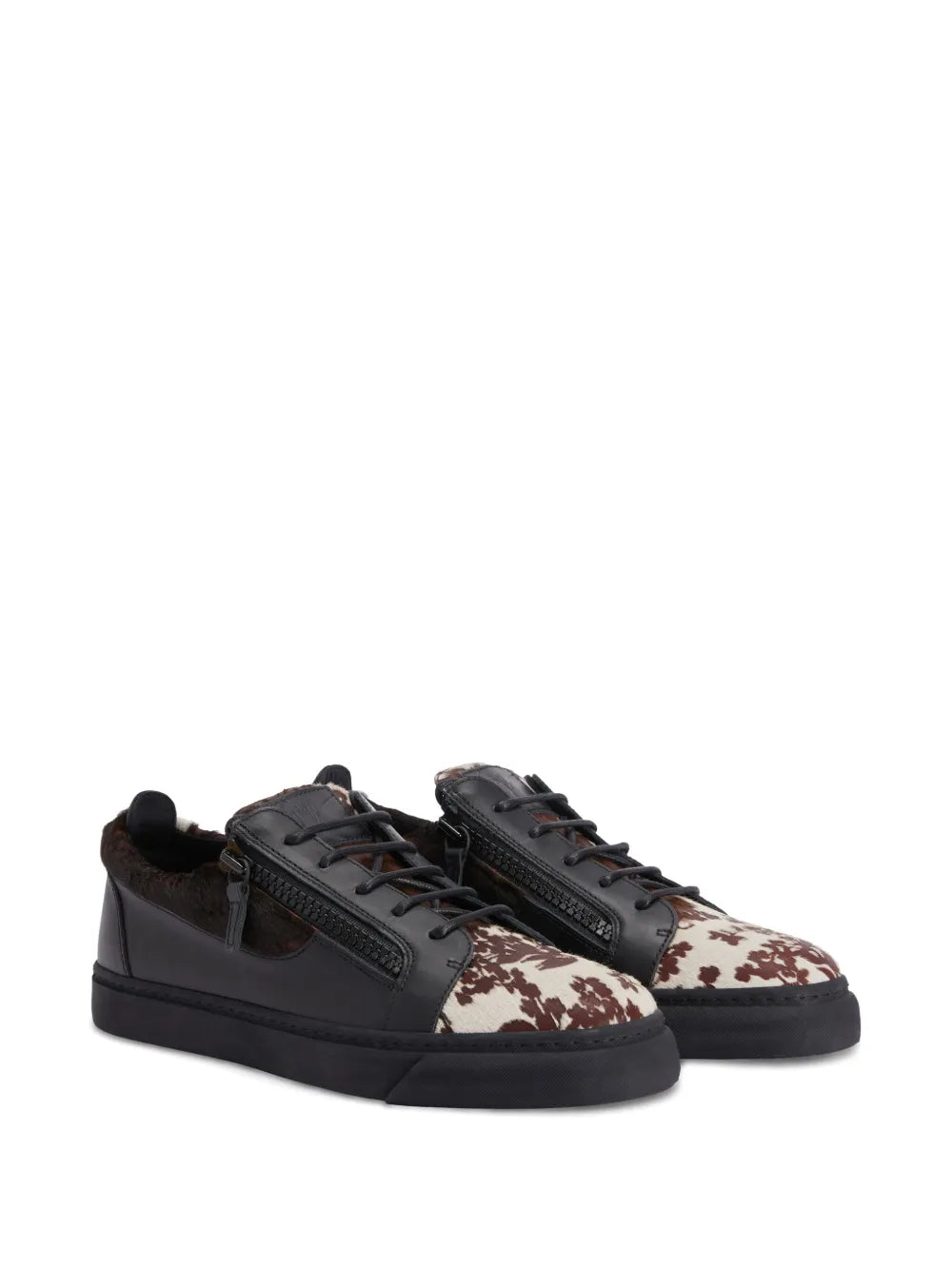 Giuseppe Zanotti Frankie Double-Zip Low-Top Sneakers