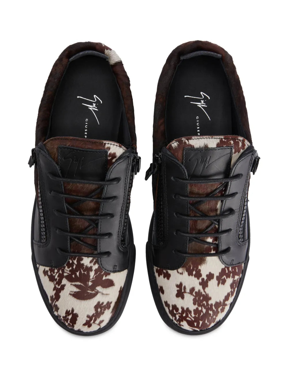 Giuseppe Zanotti Frankie Double-Zip Low-Top Sneakers