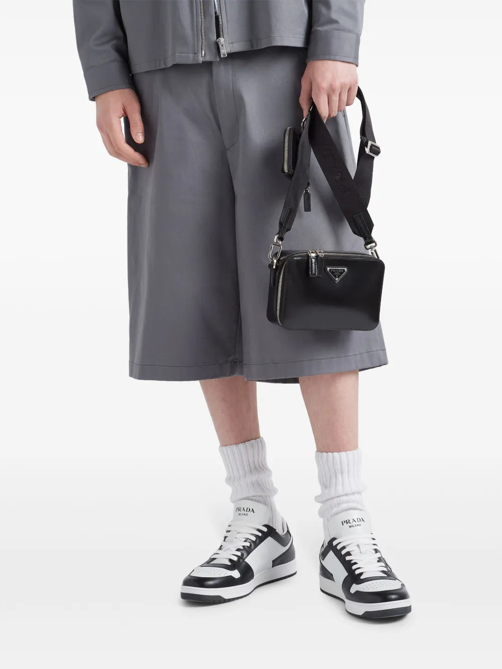 Prada Downtown Low-Top Sneakers