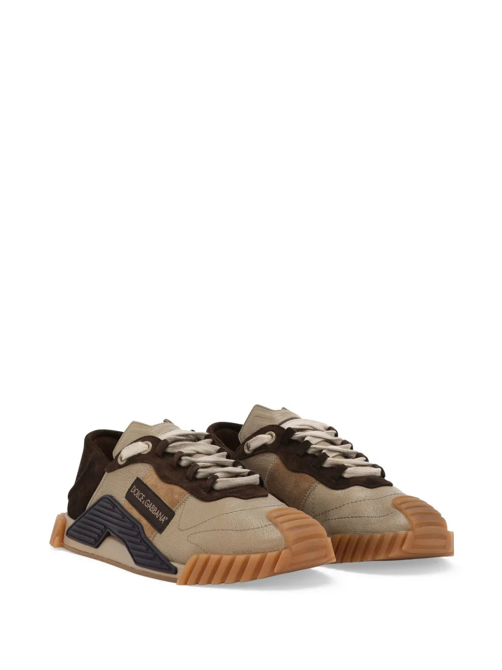 Dolce & Gabbana Ns1 Panelled Leather Sneakers