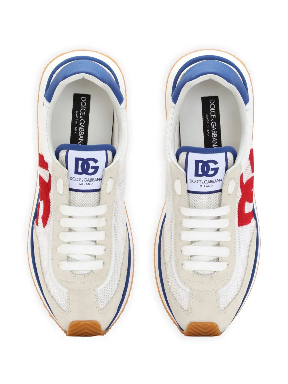 Dolce & Gabbana Cushion Mixed-Material Sneakers