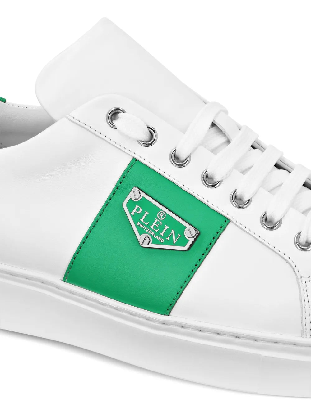 Philipp Plein Logo-Plaque Lace-Up Sneakers
