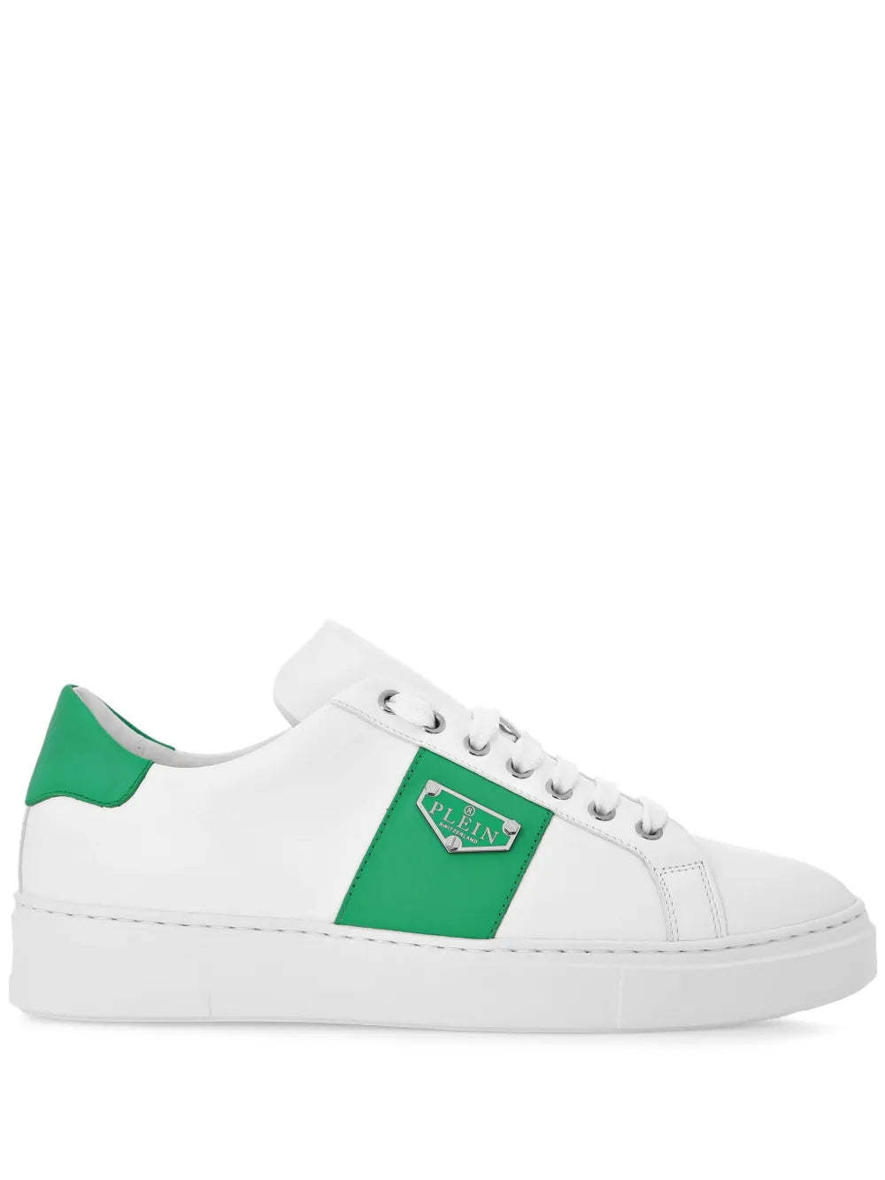 Philipp Plein Logo-Plaque Lace-Up Sneakers