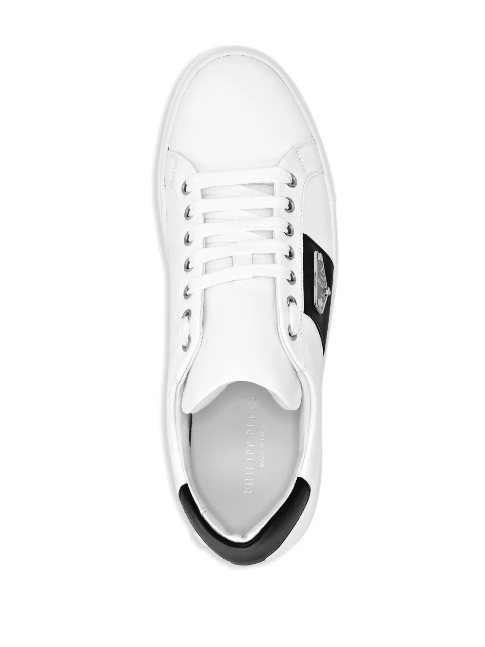 Philipp Plein Logo-Plaque Leather Sneakers