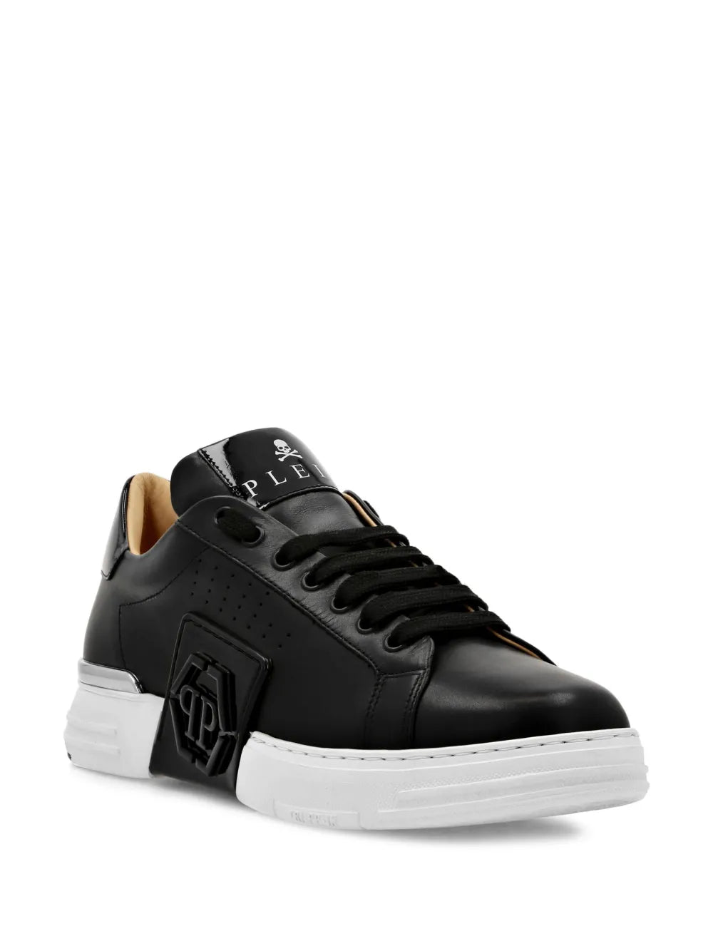 Philipp Plein Logo-Appliqu?Lace-Up Sneakers