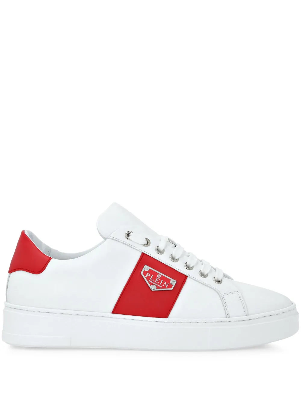 Philipp Plein Logo-Plaque Panelled Sneakers